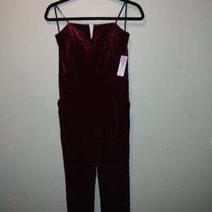 NWT! Premier Amour Red Jumpsuit Size 14